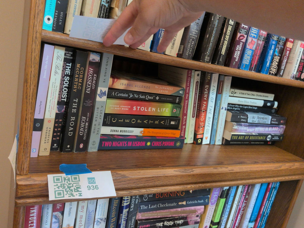 Bookshelf with Assorted Books - image 1 of 4