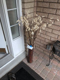 Tall Decorative Floor Vase with Dried Grass Arrangement - thumbnail 1 of 4