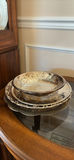 Decorative Silver-Tone Serving Bowls and Tray - thumbnail 1 of 15