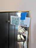 Rectangular Wall Mirror with Gold-Tone Frame - thumbnail 3 of 4