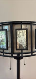 Black Metal Table Lamp with Decorative Shade - thumbnail 2 of 5