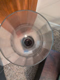 Black Metal Candle Holder with Frosted Glass Hurricane Shade - thumbnail 5 of 5