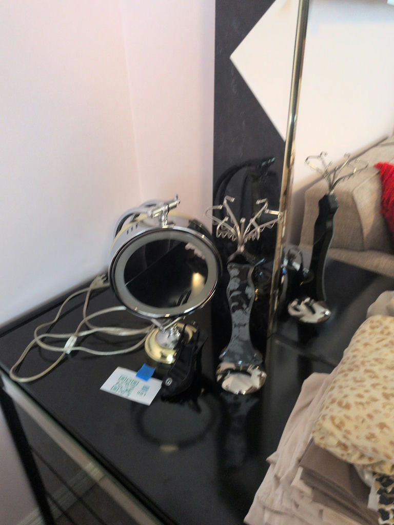 Vanity Mirror and Jewelry Holders - image 1 of 7