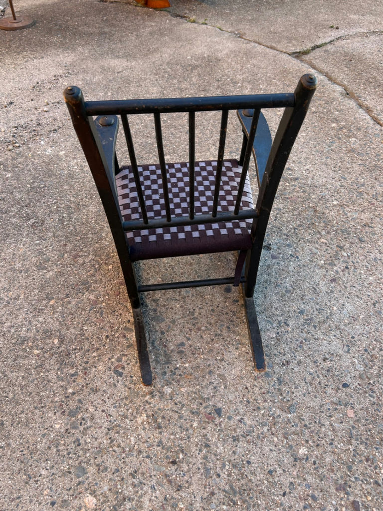 Upholstered Child’s Rocker  - image 4 of 4