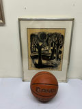 Landscape Woodcut Impressionism Signed - thumbnail 3 of 5