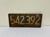 1932 Rustic License Plate Massachusetts - thumbnail 1 of 3