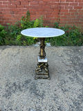 Italian Marble Top Pedestal Table - thumbnail 1 of 7