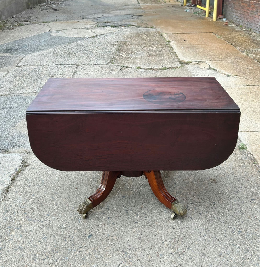 Antique Mahogany Drop Leaf Table  - image 5 of 8
