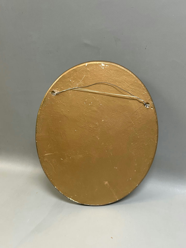 Mid-Century Relief Chalkware Sculpture - image 5 of 5