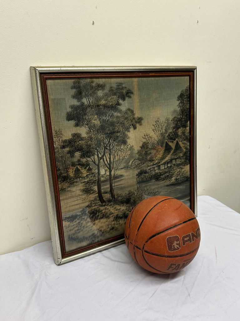 Vintage Asian Paintings on Silk  - image 2 of 7