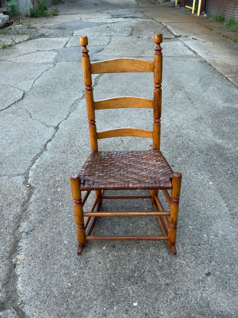 Antique Ladder Back Rocker - image 1 of 5