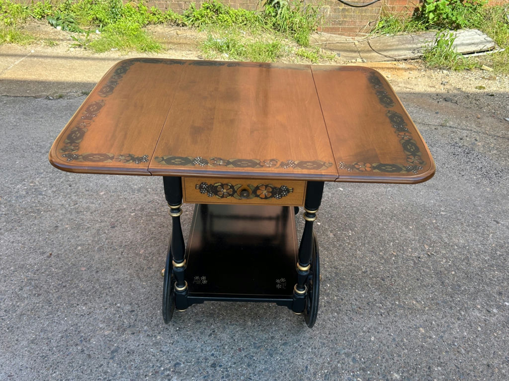 Ethan Allen Drop Leaf Serving Cart - image 3 of 7