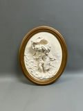 Mid-Century Relief Chalkware Sculpture  - thumbnail 1 of 5