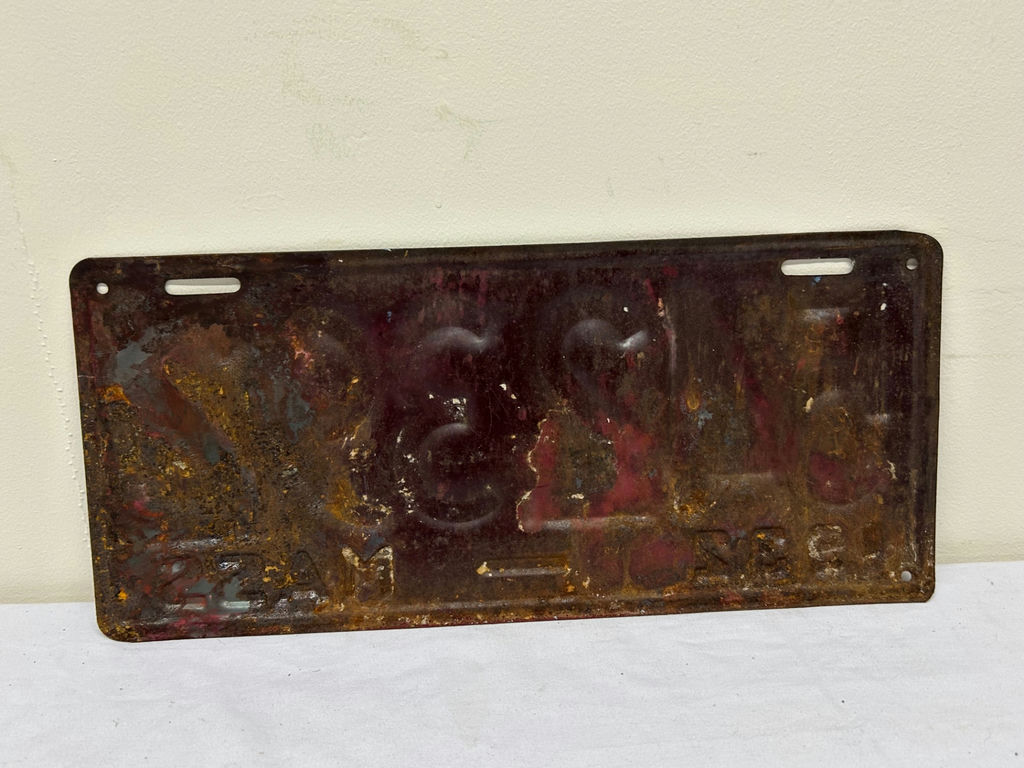 1932 Rustic License Plate Massachusetts - image 3 of 3