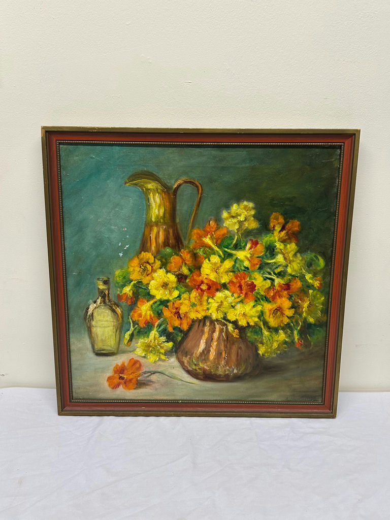Still Life Oil on Canvas - image 1 of 4