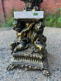 Italian Marble Top Pedestal Table - thumbnail 6 of 7