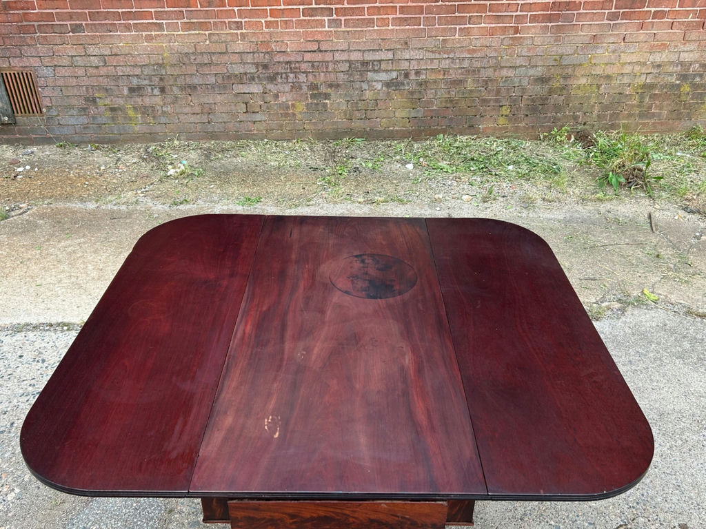 Antique Mahogany Drop Leaf Table  - image 4 of 8