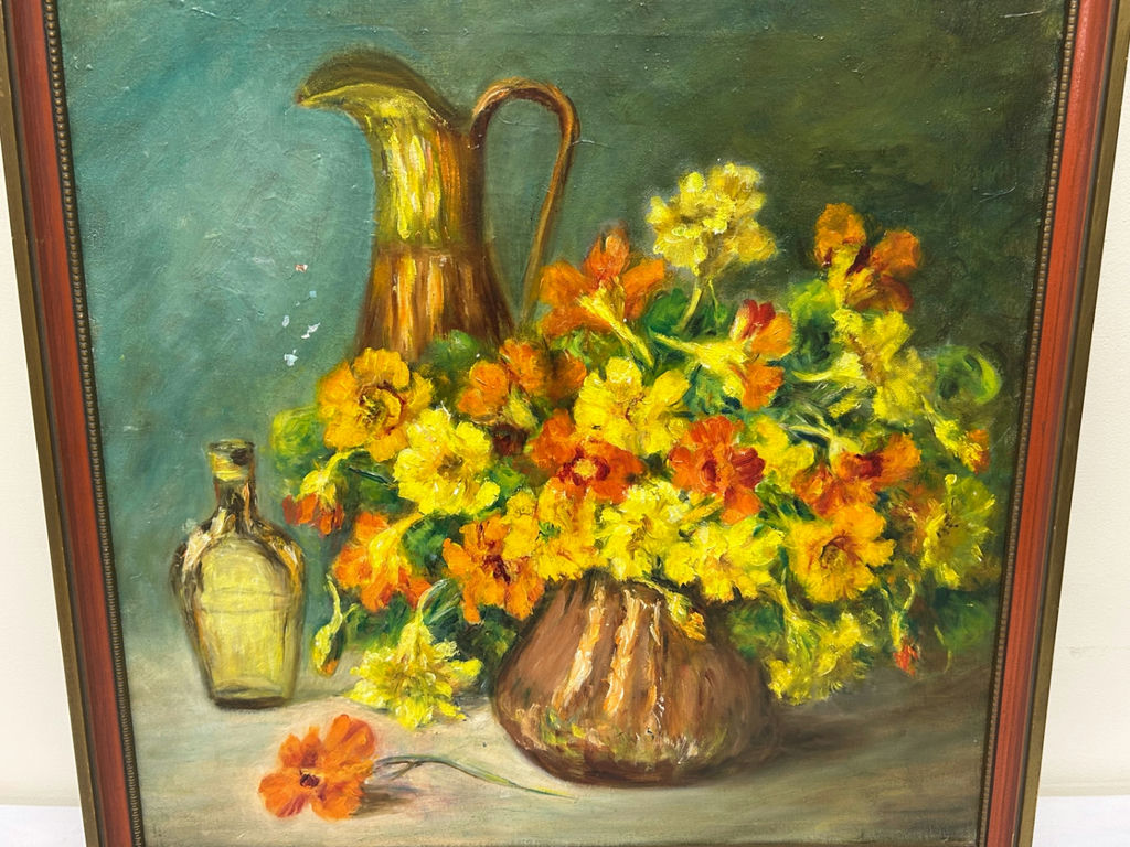 Still Life Oil on Canvas - image 3 of 4