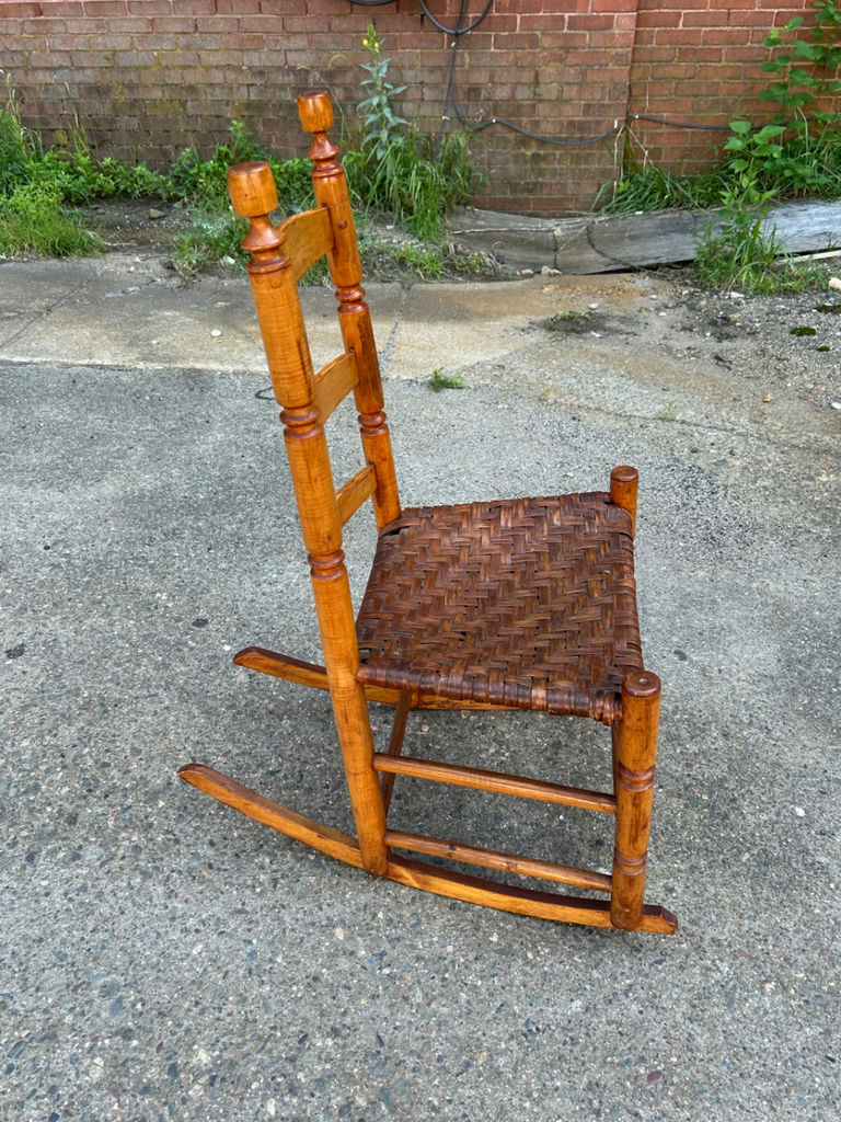 Antique Ladder Back Rocker - image 5 of 5