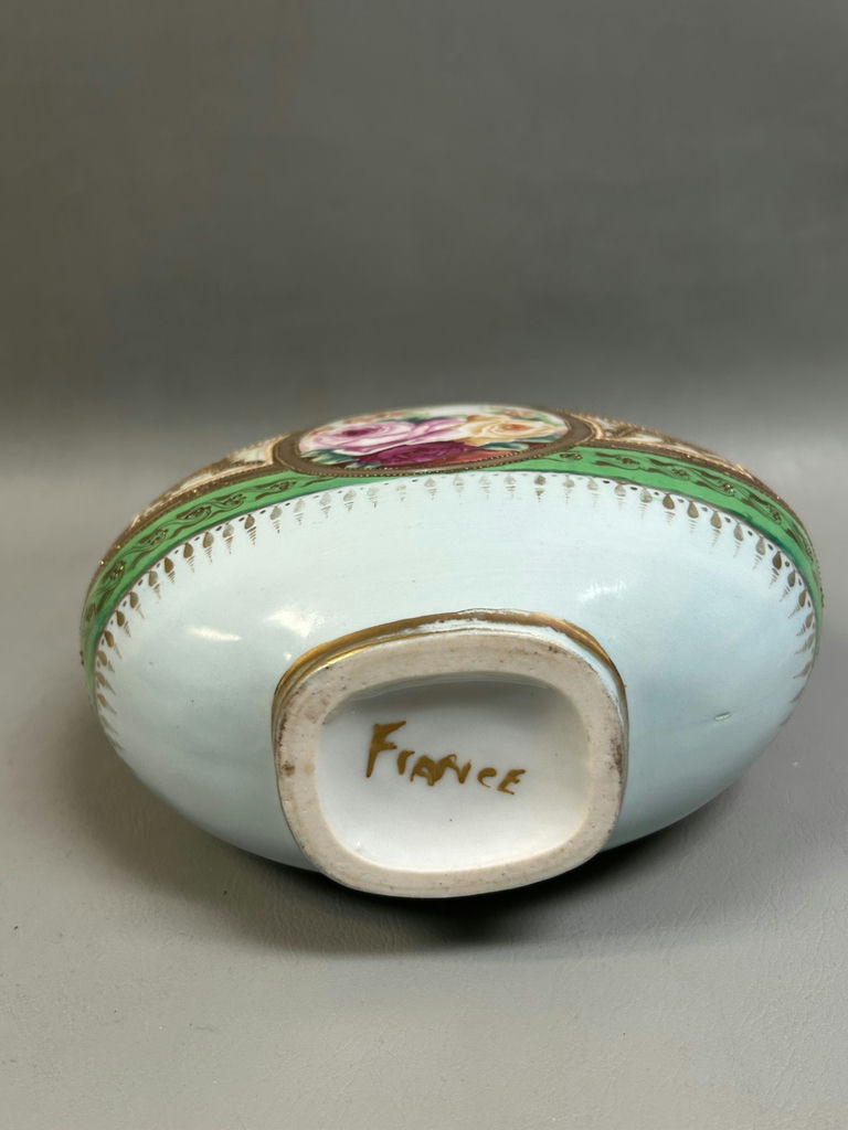 French Moriage Double Handle Ewer  - image 2 of 4