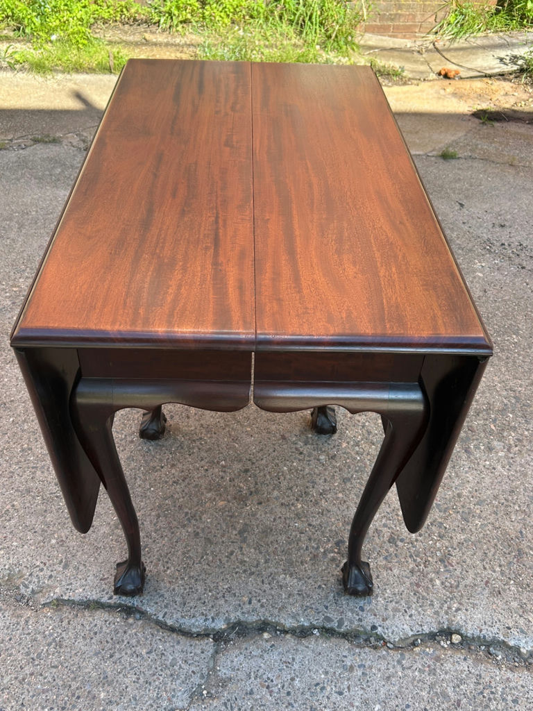 Mahogany Drop Leaf Dinning Table  - image 3 of 7