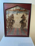 Antique Indonesian Two sided painting, dated 1932 - thumbnail 1 of 6