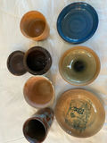 Hand Made pottery bowls, spoons, and drinking cups - thumbnail 18 of 22