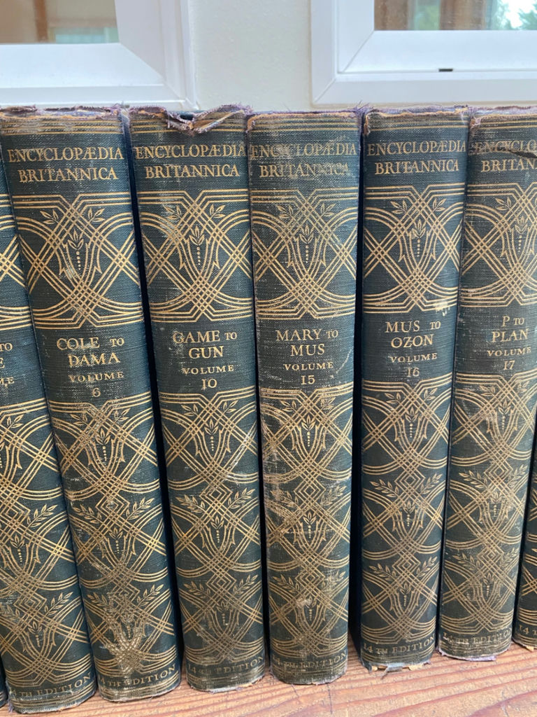 1929 Assorted Encyclopedia Brittanica - image 4 of 5
