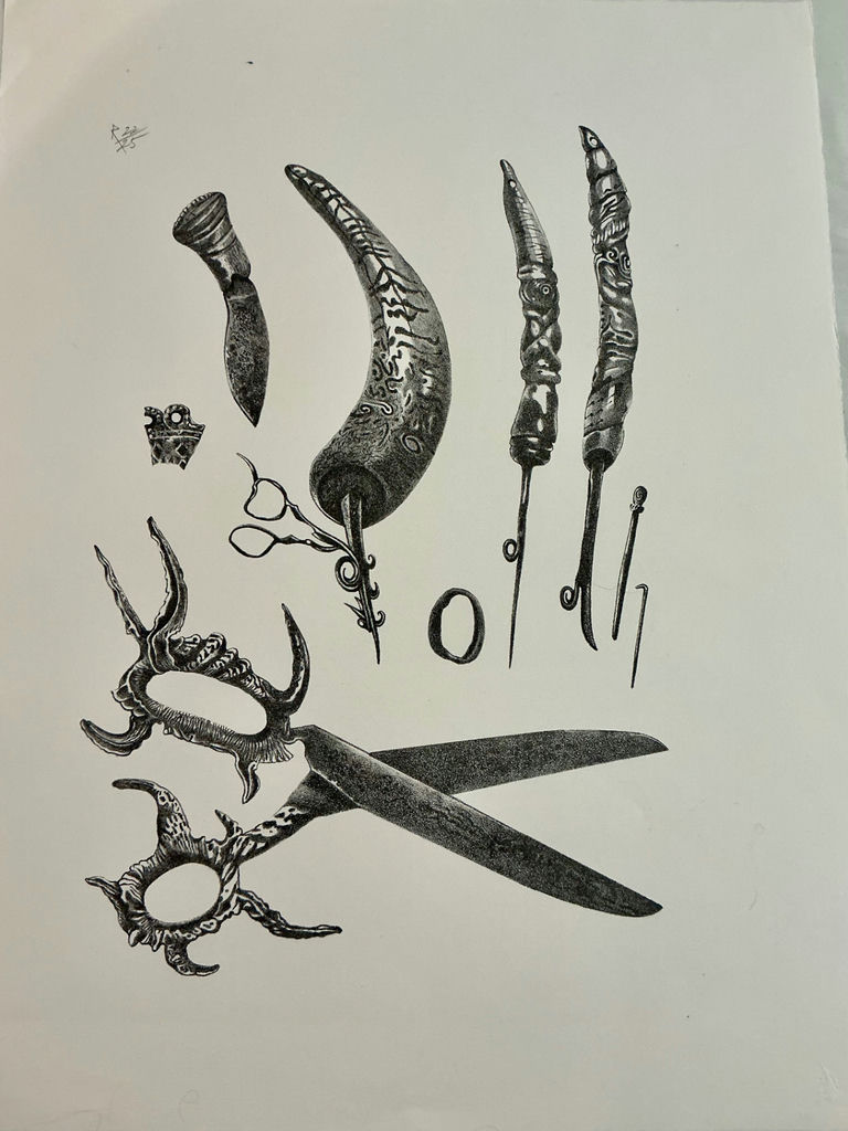 Five More numbered prints by Rikki on paper - image 11 of 12