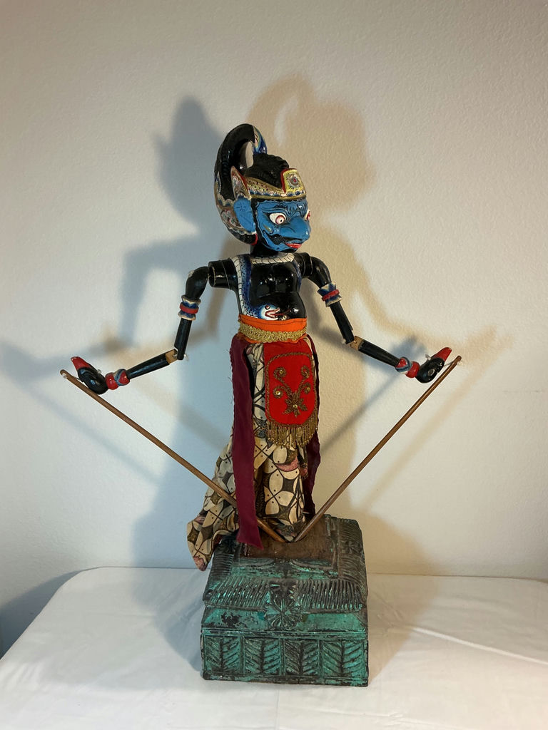 Balinese wooden Puppet #2 - image 2 of 7