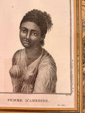 Matching framed Engravings 'Femme Des Iles Des Amis' - thumbnail 6 of 7