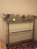 Vintage carved Indonesian Quilt or blanket rack - thumbnail 1 of 6