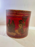 Folk Art Round Box and Unique Turkish Brass items - thumbnail 2 of 6