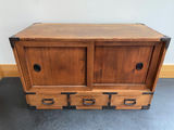 Antique Japanese Kansai Cedar merchant Cabinet - thumbnail 1 of 6