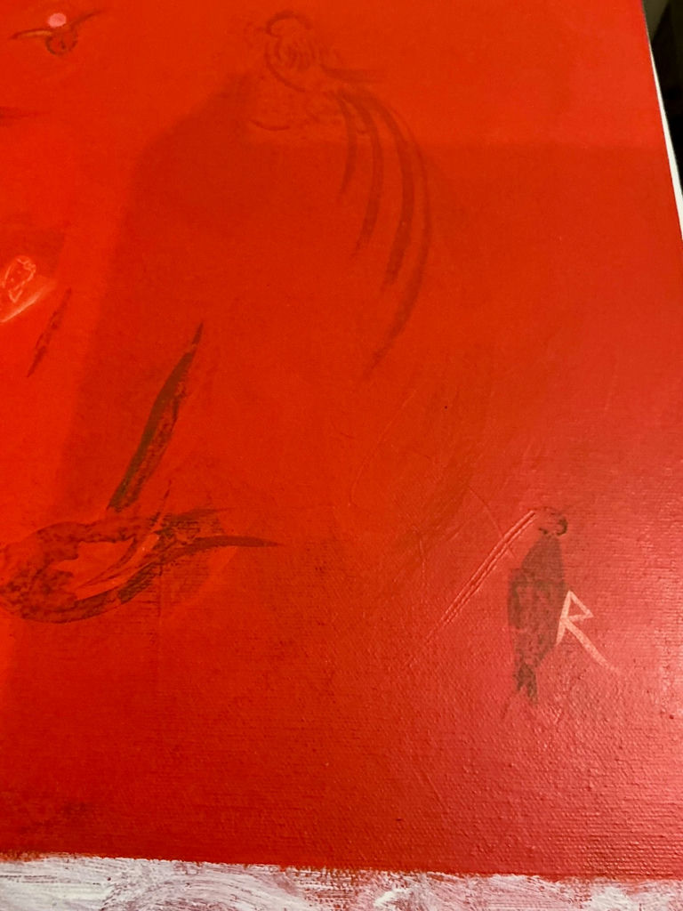Original Painted Canvas, Alphabet of Desire by Rikki Ducornet - image 5 of 5