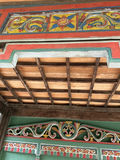 Indonesian Vintage Wood Carved & painted canopy bed - thumbnail 4 of 7