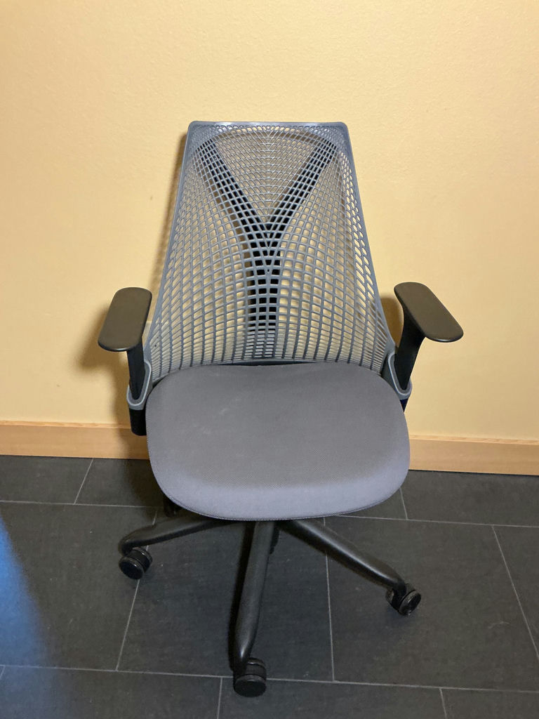 Herman Miller Sayl Office chair, desk lamp - image 1 of 5