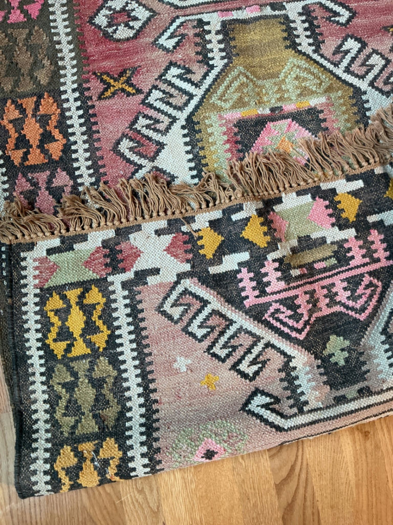 Another Vintage Kilm wall hanging or rug - image 4 of 4