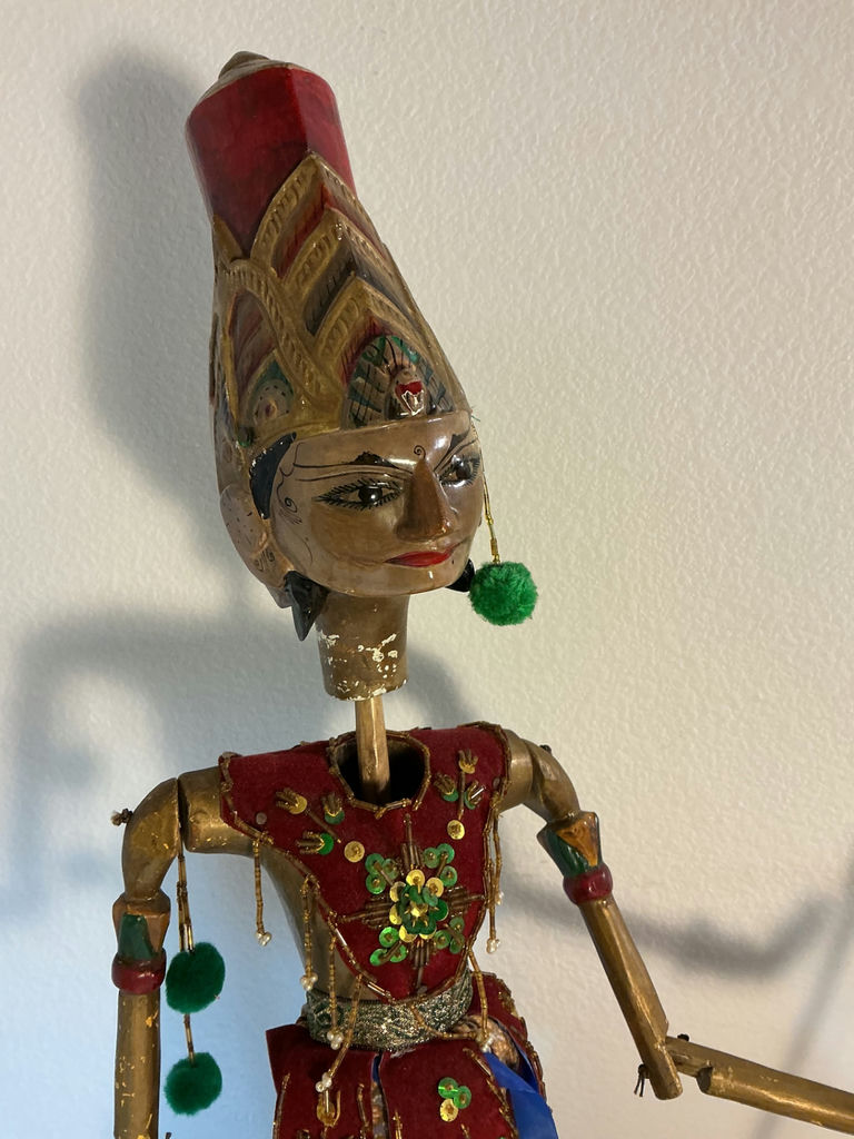 Balinese Wooden Puppet #1 - image 6 of 7