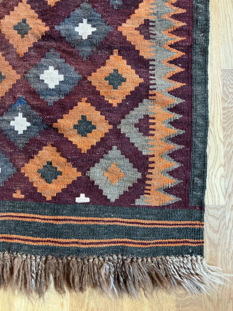 Small Vintge Kilm Wall Hanging - image 2 of 4
