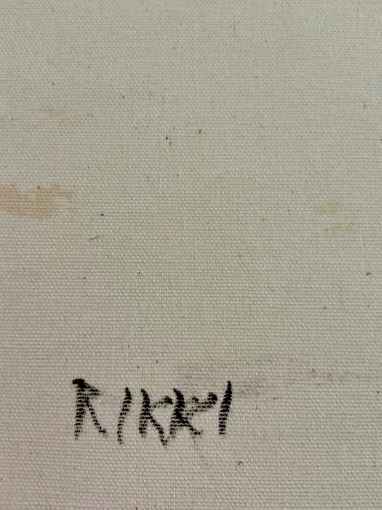 Three originals by Rikki one on canvas two paper - image 3 of 8
