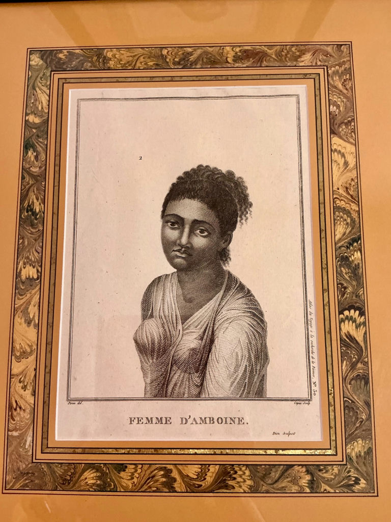 Matching framed Engravings 'Femme Des Iles Des Amis' - image 5 of 7