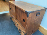 Antique Japanese Kansai Cedar merchant Cabinet - thumbnail 4 of 6