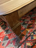 Carved wooden bed frame with memory foam mattress - thumbnail 8 of 9