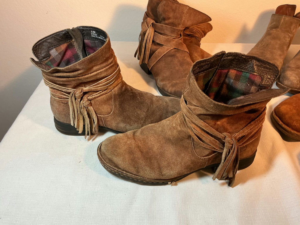 Born Suede Booties - image 2 of 11