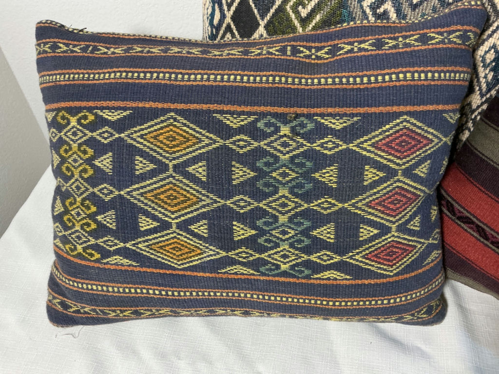 Three vintage rug pillows - image 2 of 5