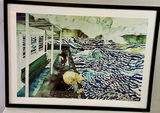 Framed, signed, numbered Linda Okazaki print - thumbnail 1 of 5