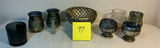 Vintage Blown Art Glass cups and bowls. - thumbnail 1 of 5
