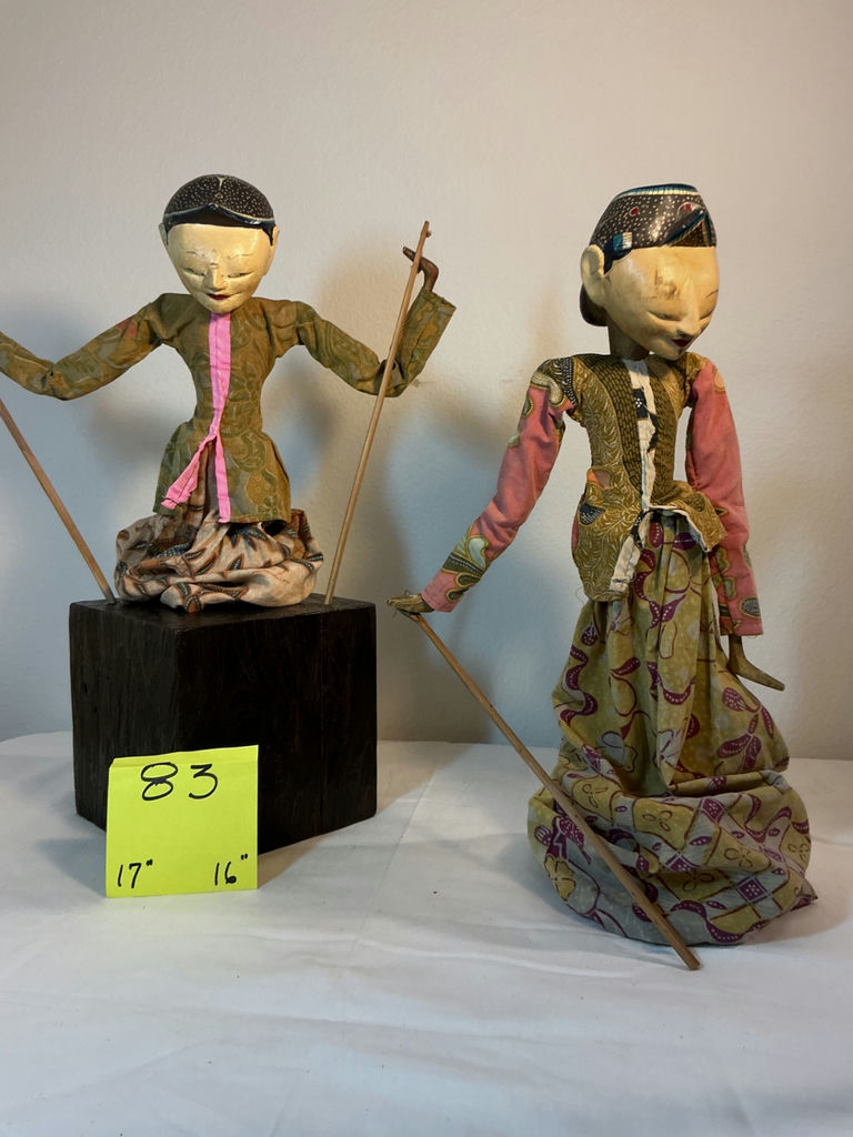 Balinese Wooden Puppets #4 - image 1 of 9