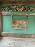 Indonesian Vintage Wood Carved & painted canopy bed - thumbnail 3 of 7